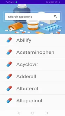 Medical Drugs Guide Dictionary android App screenshot 1